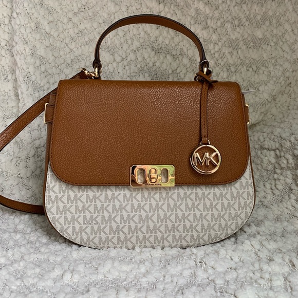 Michael Kors Karson Signature Saddle Bag - Picture 2 of 8